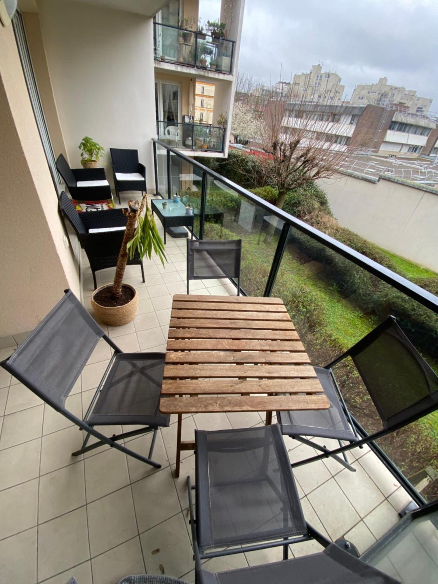 Spacieux 3 Pieces Sur Jardin Ivry-sur-Seine Exteriör bild